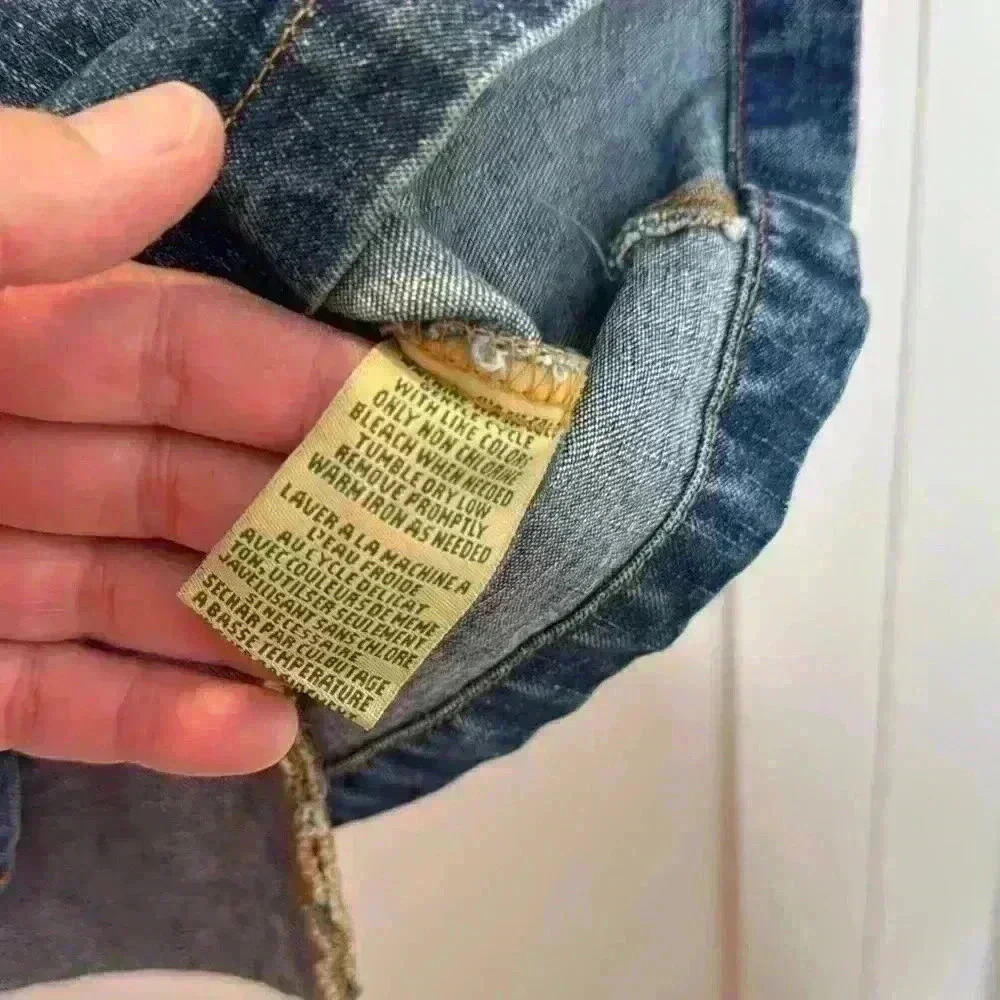 Havana Jacks cafe Dark Blue Jean Jacket Sz: 2X - Picture 10 of 13